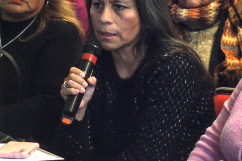 Jeanette Flores, migrante con 25 años de residencia en el país. Foto: Maren Souza