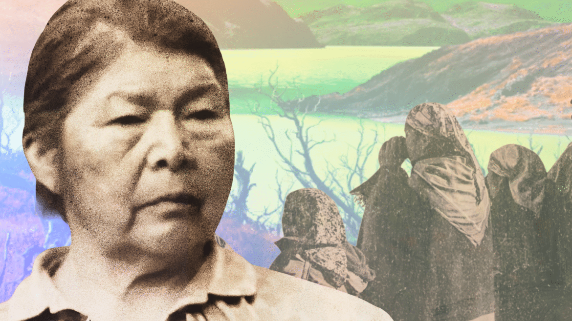 Julieta Chuñil, mujer mapuche y defensora del territorio.