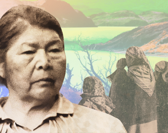 Julieta Chuñil, mujer mapuche y defensora del territorio.