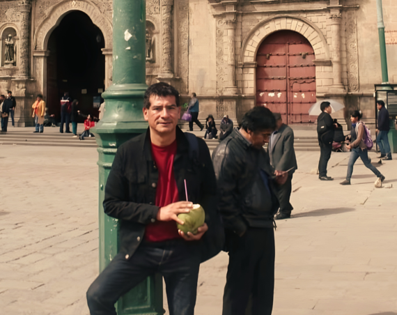 Gustavo Morón, abogado y referente de la comunidad boliviana de Buenos Aires.