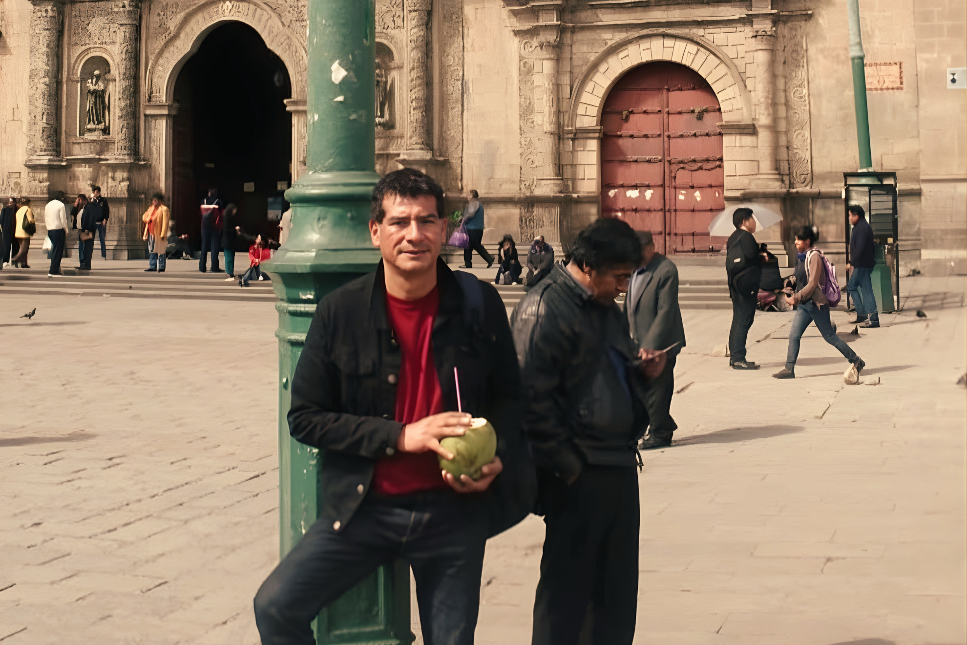 Gustavo Morón, abogado y referente de la comunidad boliviana de Buenos Aires.