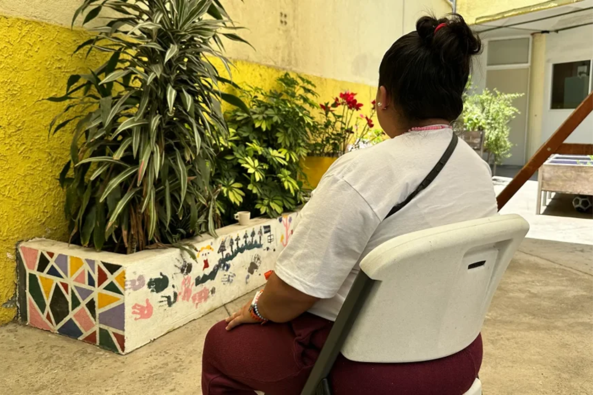 Mujer migrante dada de alta en un CAI de Médicos Sin Fronteras en México.
