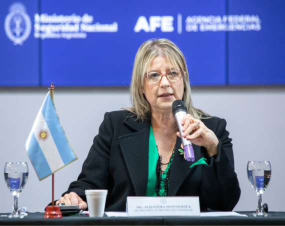 Alejandra Monteoliva, ministra de Seguridad Nacional de Argentina,