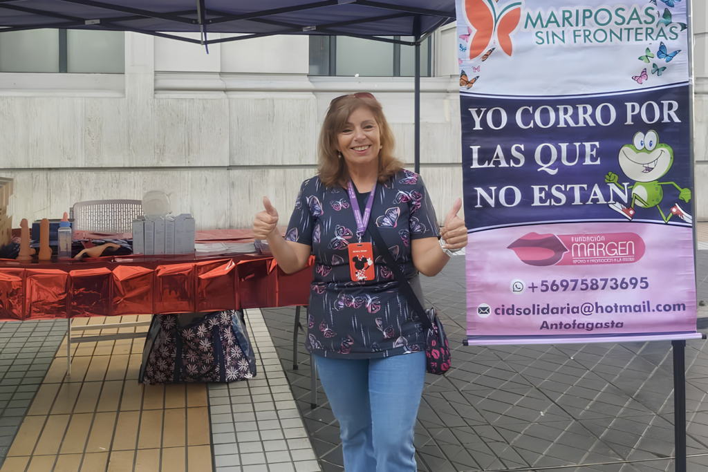 Angélica Cid Rubio, referente de la organización Mariposas sin Fronteras.