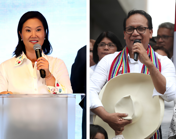 Keiko Fujimori y Roberto Sánchez definen la segunda vuelta en Perú.