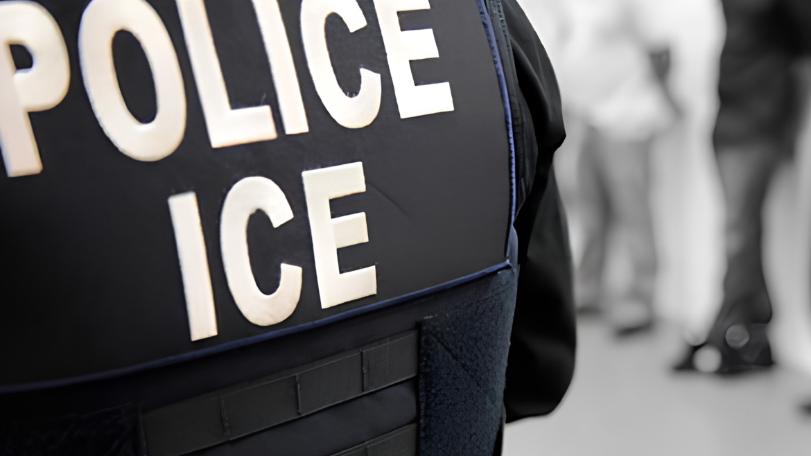 Photo of an ICE agent.