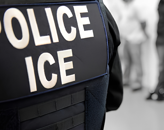 Photo of an ICE agent.